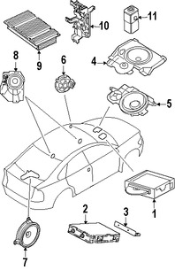 Foto de Unidad de Control de Radio Original para Volvo C30 2008 2009 2010 2011 2012 2013 Marca VOLVO Nmero de Parte 31346501