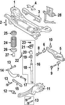 Foto de Fuelle de Amortiguador Original para Volvo C30 2008 2009 2010 2011 2012 2013 Marca VOLVO Nmero de Parte 30723051