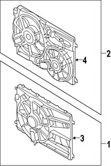 Foto de Cubierta de ventilador de enfriamiento del motor Original para Volvo XC70 Volvo S80 Volvo V70 Marca VOLVO Nmero de Parte 30792924