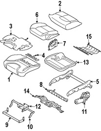 Foto de Interruptor Asiento Elctrico Original para Volvo  Volvo S60 Volvo S60 Cross Country Volvo XC70 Volvo S80 Volvo V60 Marca VOLVO Nmero de Parte 31300479