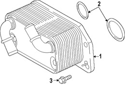 Foto de Enfriador de Aceite del Motor Original para Volvo Marca VOLVO N�mero de Parte 31368636