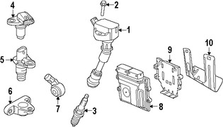 Foto de Bobina de Encendido Directo Original para Volvo Marca VOLVO N�mero de Parte 31312514