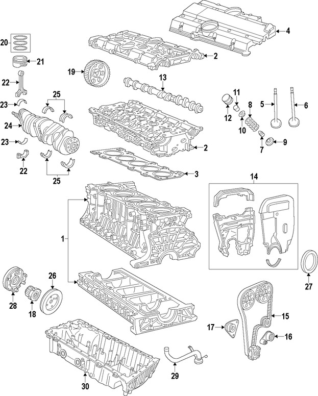 Foto de Arbol de Levas Original para Volvo V60 Volvo  Volvo S60 Volvo XC70 Marca VOLVO Nmero de Parte 31339252