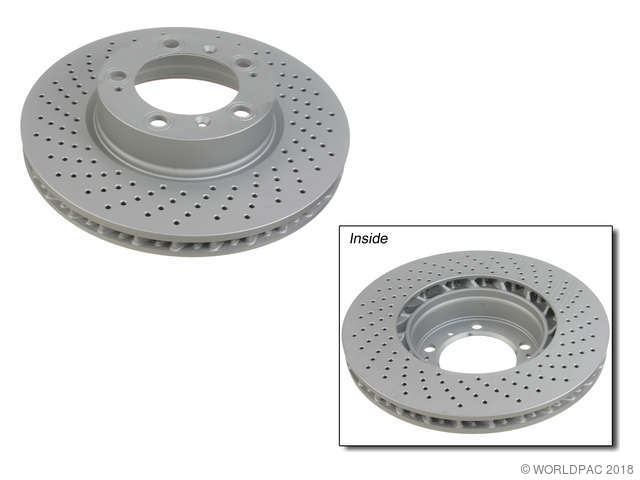 Foto de Rotor del Disco de freno para Porsche 911 Porsche Cayman Porsche Boxster Marca Zimmermann N�mero de Parte W0133-1607168