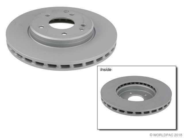 Foto de Rotor disco de freno para Mercedes-Benz C230 Mercedes-Benz C240 Mercedes-Benz C280 Mercedes-Benz E300 Mercedes-Benz SLK230 Marca Zimmermann N�mero de Parte W0133-1612612