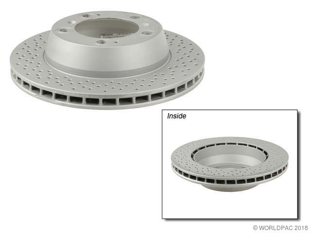 Foto de Rotor del Disco de freno para Porsche Boxster Porsche Cayman Marca Zimmermann N�mero de Parte W0133-1903846