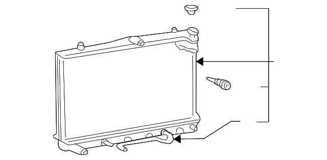 Foto de Montura del radiador para Hyundai Elantra 2006  ORIGINAL parte# 25310-2D110