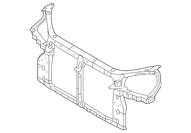 Foto de Barra sujeci�n soporte del radiador para Hyundai Tucson 2005 2006 2007 2008 2009  ORIGINAL parte# 64101-2E000