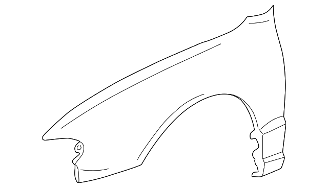 Foto de Guardafangos para Hyundai Accent 2003 2004 2005  ORIGINAL parte# 66321-25360