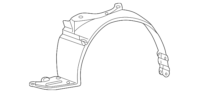 Foto de Protector de Guardafangos para Kia Optima 2001 2002  ORIGINAL parte# 86811-3C000