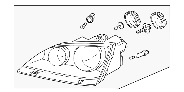 Foto de Conjunto de Faros Delanteros para Kia Sorento 2005 2006  ORIGINAL parte# 92101-3E041