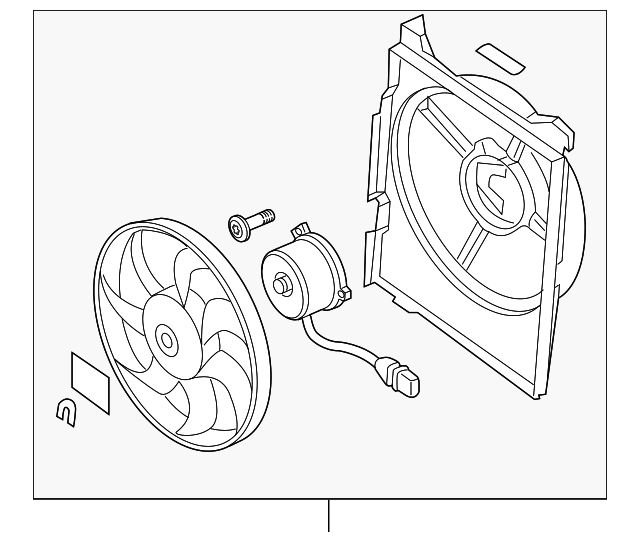 Foto de Montura de ventilador de enfriado de motor para  ORIGINAL parte# 97730-3F000